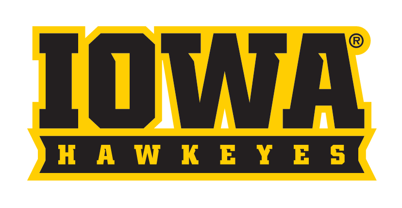Iowa Hawkeyes logo, black and gold variant, cell 5