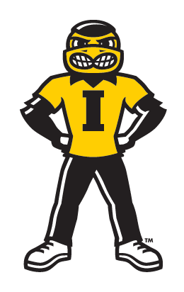Herky Mascot, standing, color variant, cell 17