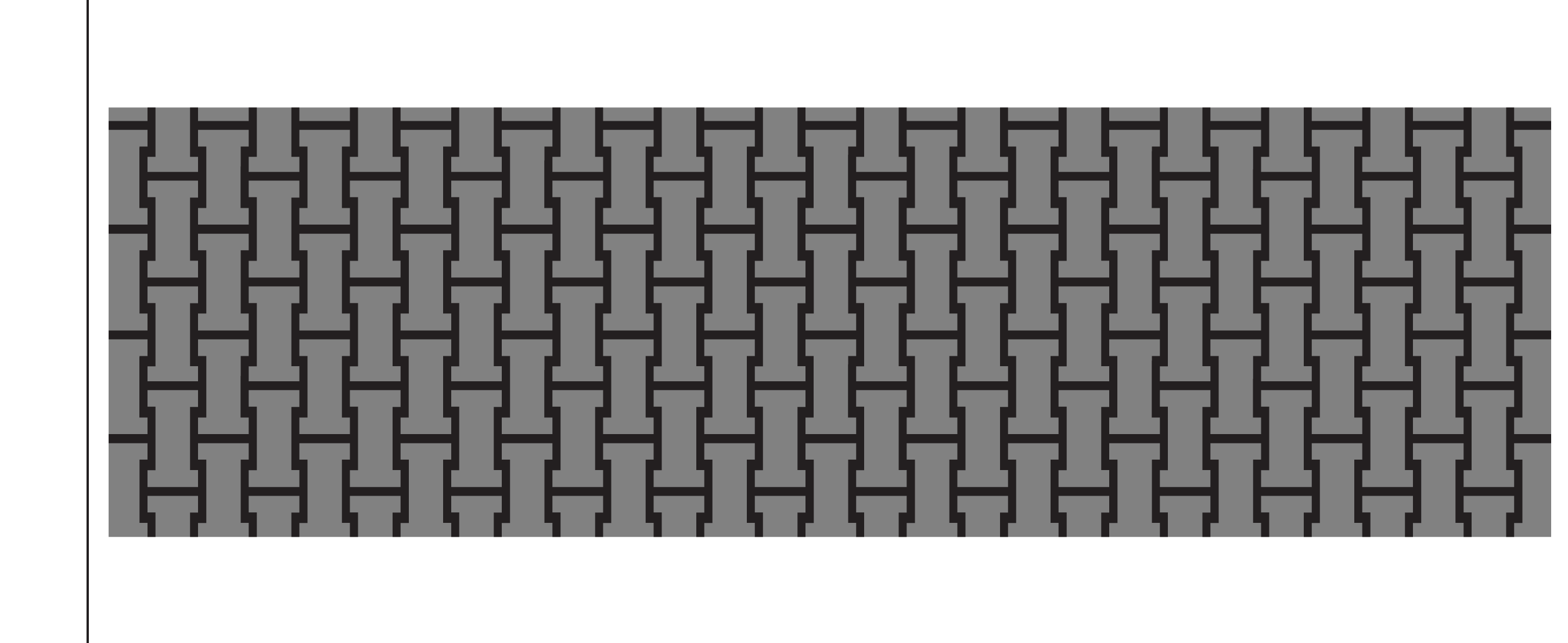 block I chainmail pattern, black and grey variant, cell 1