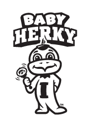 Baby Herky, black and white variant, cell 3
