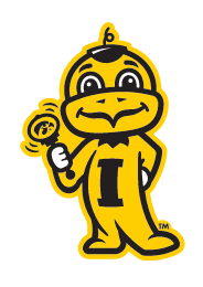 Baby Herky, yellow and black outline variant, cell 17