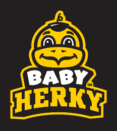 Baby Herky Head, full color on dark variant, cell 26