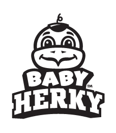 Baby Herky Head, black and white variant, cell 27