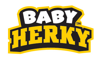 Baby Herky Wordmark, full color variant, cell 33