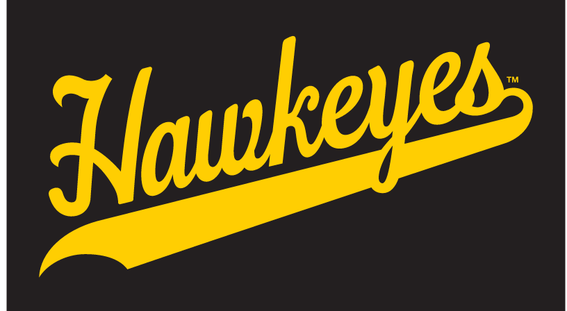 Hawkeyes script wordmark, yellow variant, cell 8