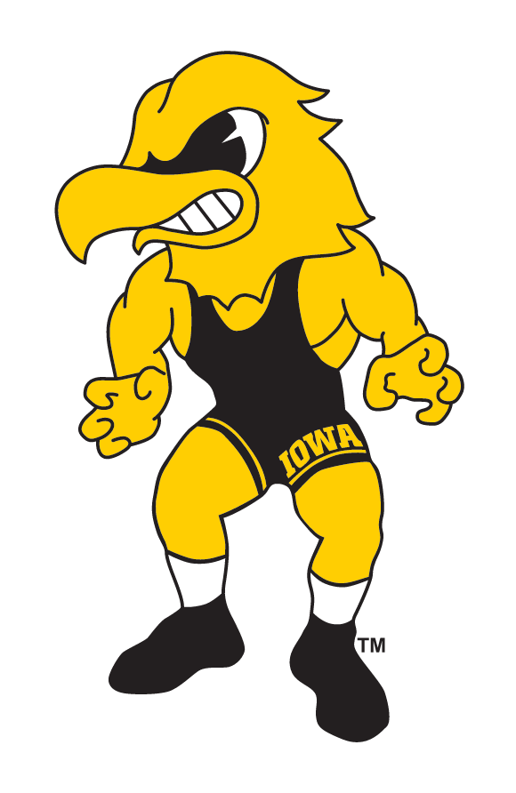 Herky mascot wrestling, full color variant, cell 3