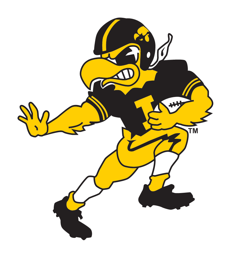 Herky mascot football, full color variant, cell 5