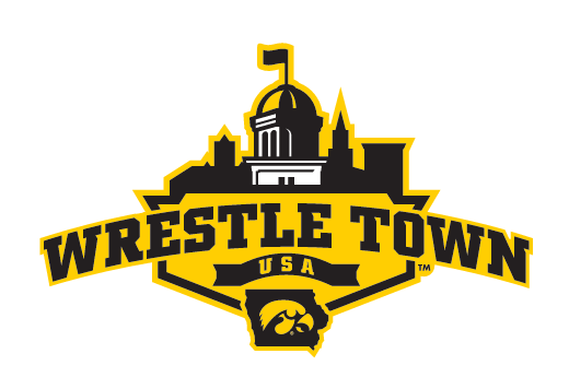 Wrestle Town USA logo, full color, wide variant, cell 5