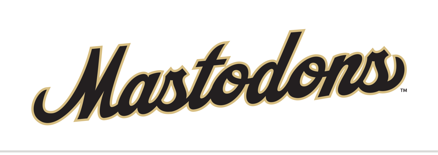 Mastodons script, gold with black outline variant, cell 118
