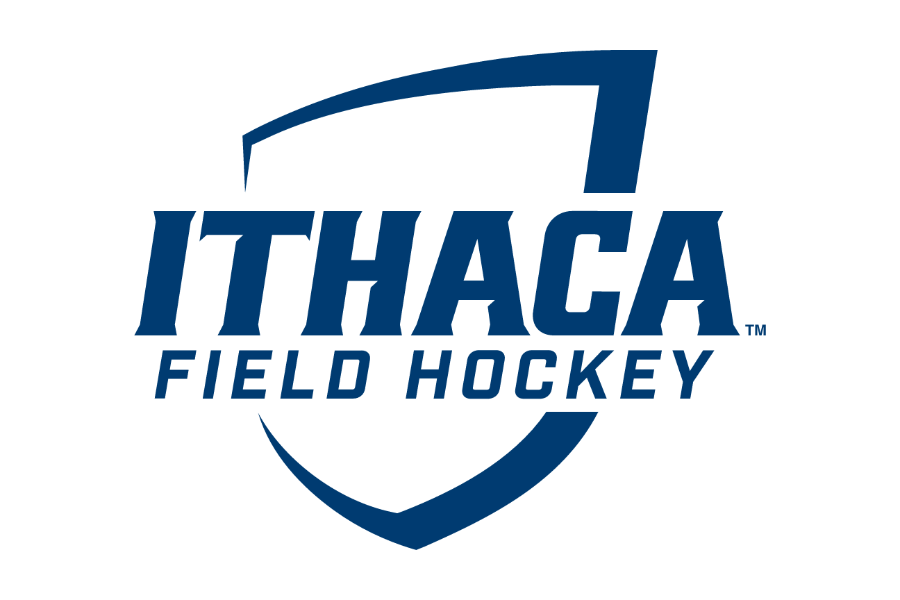 Ithaca College Field Hockey logo, navy/white variant, cell 75