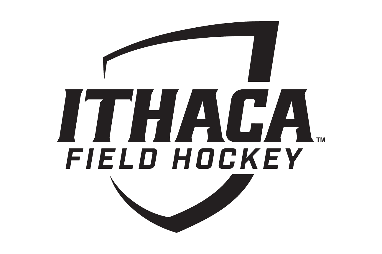 Ithaca College Field Hockey logo, black variant, cell 78