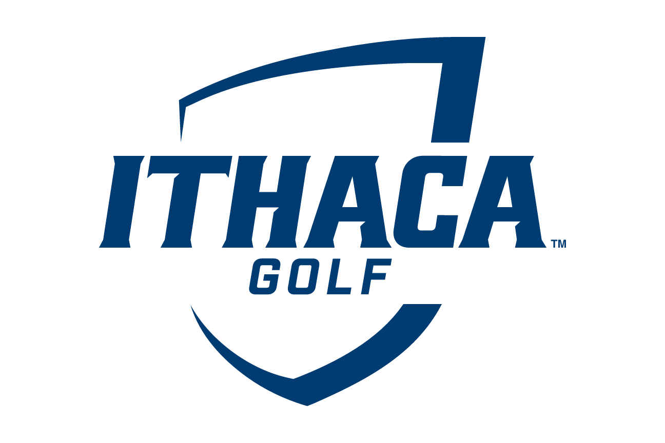 Ithaca College Golf logo, navy/white variant, cell 85
