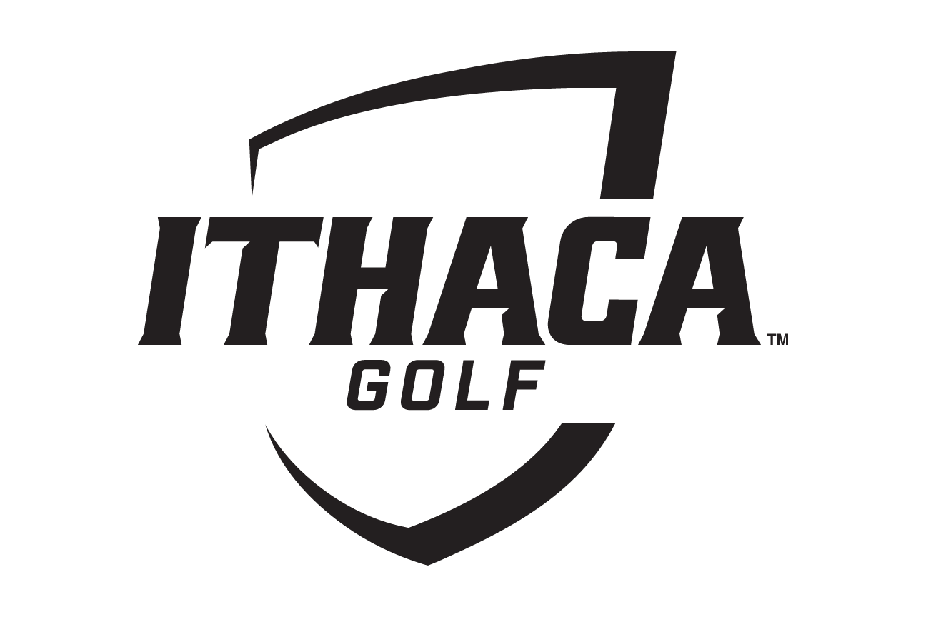 Ithaca College Golf logo, black variant, cell 88