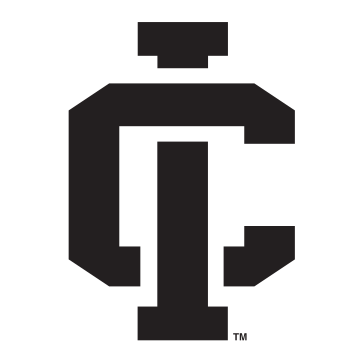 Ithaca Athletics monogram, black on white variant, cell 47