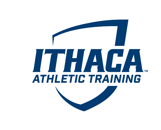 Ithaca Athletic Training, blue/white on white variant, cell 50