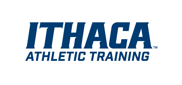Ithaca Athletic Training, blue and white on white variant, cell 165