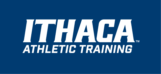 Ithaca Athletic Training, white on blue variant, cell 166