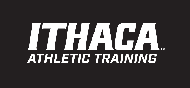 Ithaca Athletic Training, white on black variant, cell 169