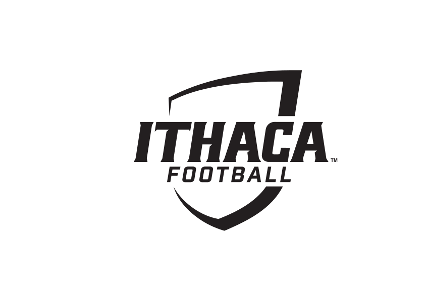 Ithaca College Football logo, black variant, cell 83