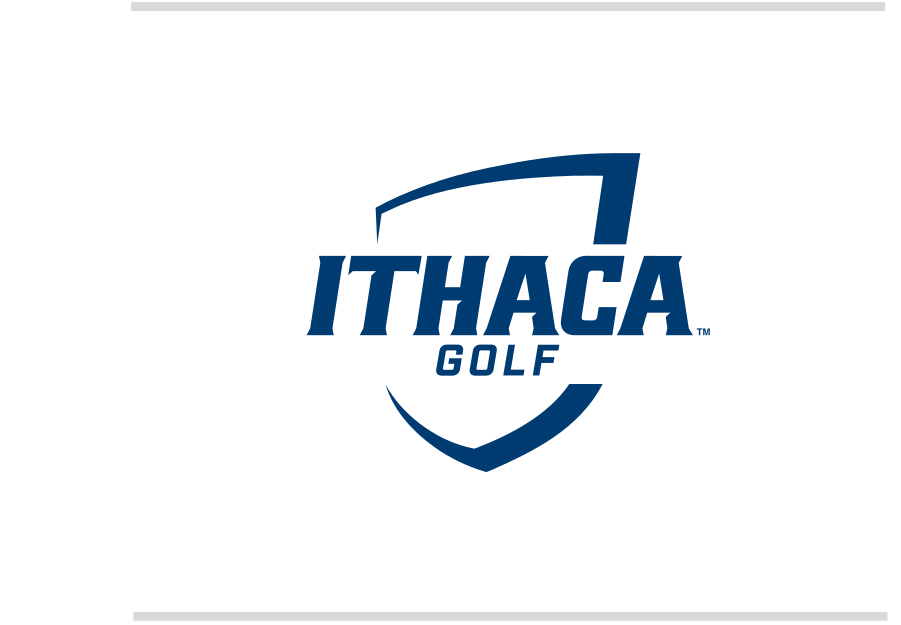 Ithaca College Golf logo, navy/white variant, cell 85
