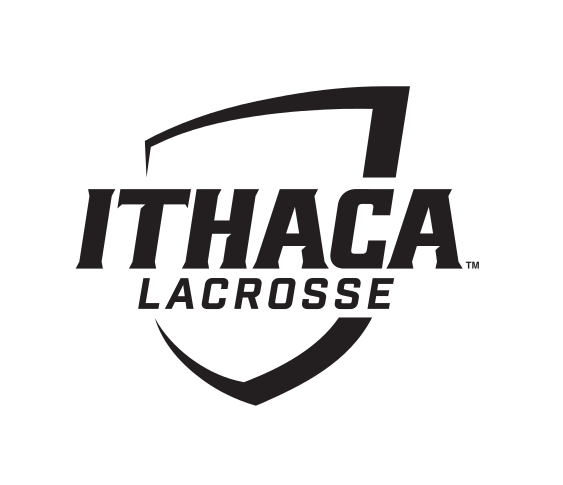 Ithaca College Lacrosse, black on white variant, cell 98