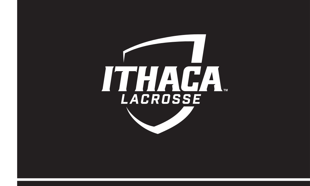 Ithaca College Lacrosse, white on black variant, cell 99