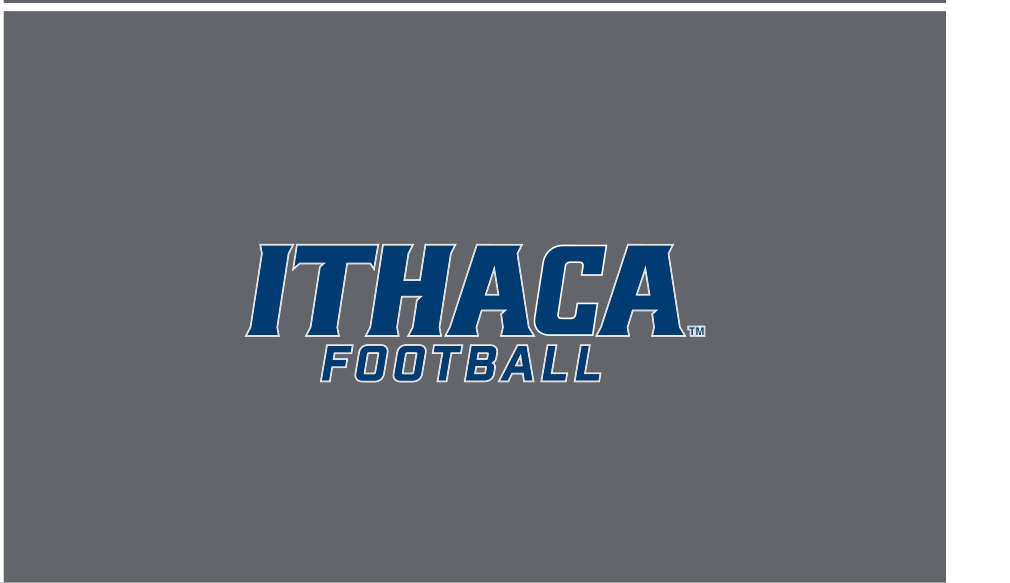 Ithaca Football, blue/white on grey variant, cell 197