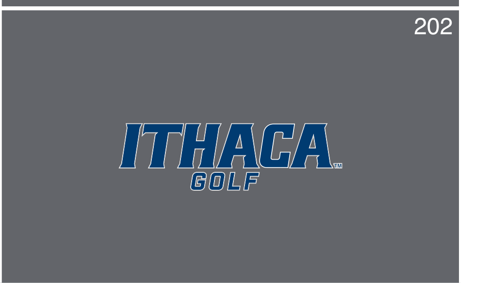 Ithaca Golf, blue/white on grey variant, cell 202