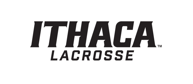 Ithaca Lacrosse logo, black on white variant, cell 213