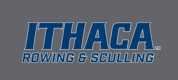 Ithaca Rowing & Sculling, navy with white outline on grey variant, cell 232