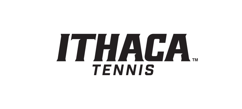Ithaca Tennis wordmark, black on white variant, cell 263