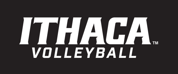 Ithaca Volleyball, white on black variant, cell 274