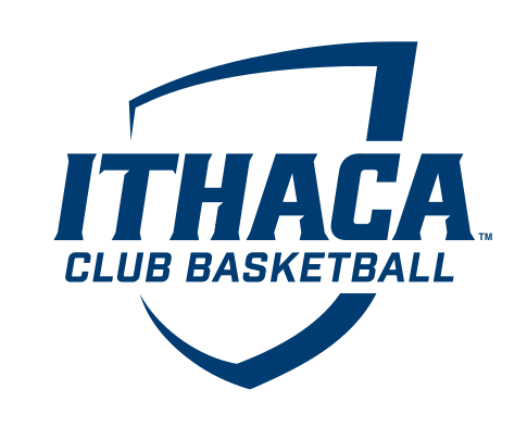 Ithaca College Club Basketball, blue on white variant, cell 280