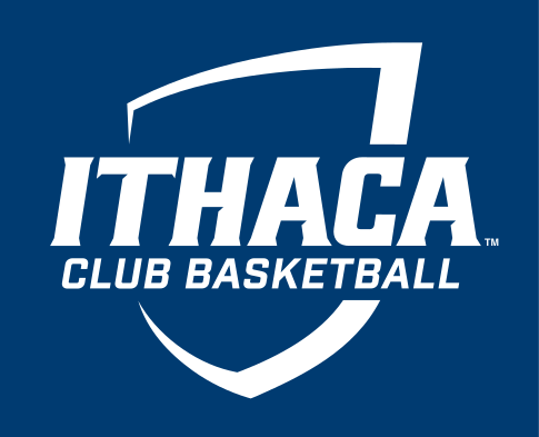 Ithaca College Club Basketball, white on blue variant, cell 281