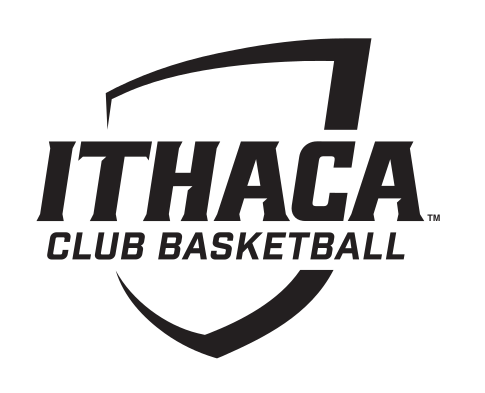 Ithaca College Club Basketball, black on white variant, cell 283