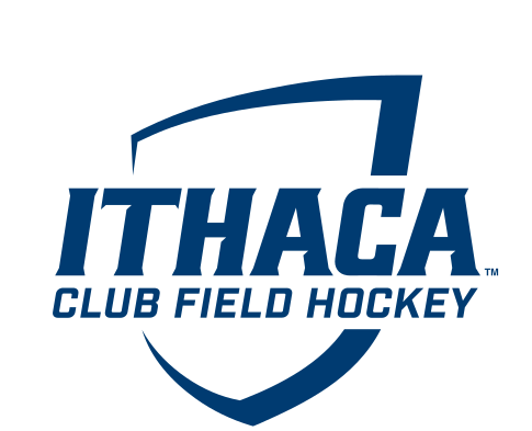 Ithaca College Club Field Hockey, blue on white variant, cell 295