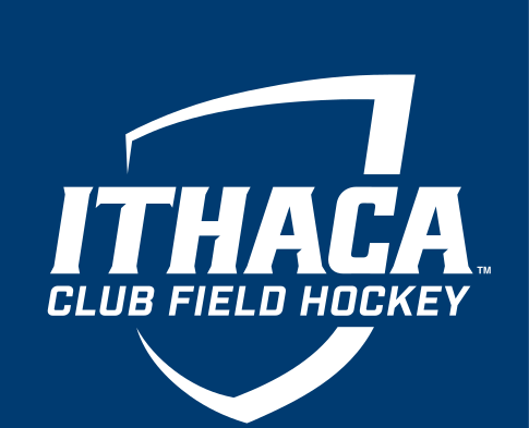 Ithaca College Club Field Hockey, white on blue variant, cell 296