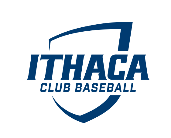 Ithaca College Club Baseball, blue/white on white variant, cell 355