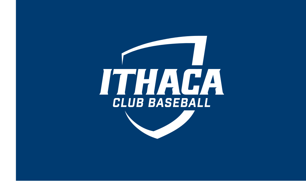 Ithaca College Club Baseball, white on blue variant, cell 356