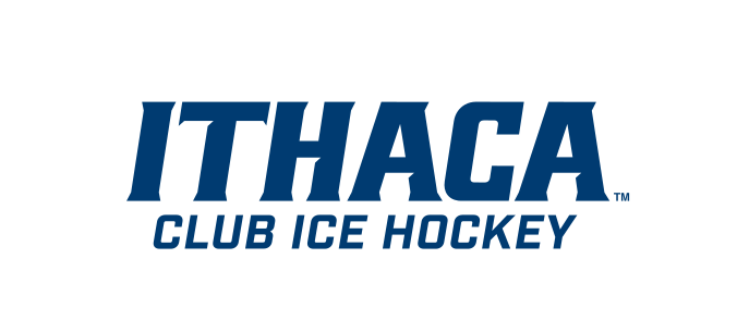 Ithaca Club Ice Hockey, navy on white variant, cell 400