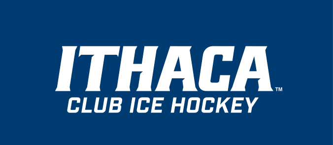 Ithaca Club Ice Hockey, white on navy variant, cell 401