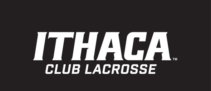 Ithaca Club Lacrosse, white on black variant, cell 409