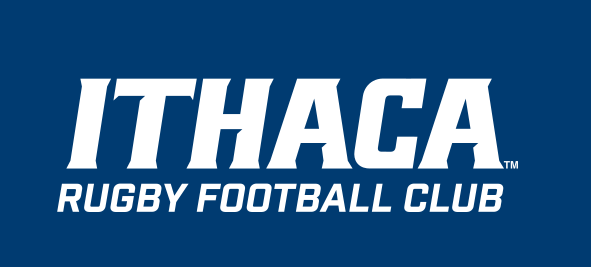 Ithaca Rugby Football Club, white on blue variant, cell 416