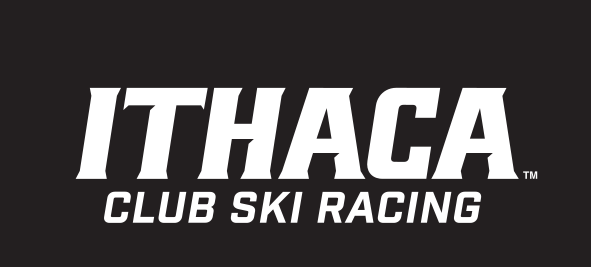 Ithaca Club Ski Racing, white on black variant, cell 424