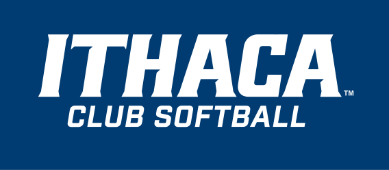 Ithaca Club Softball, white on navy variant, cell 431