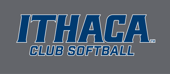 Ithaca Club Softball, blue with white outline on grey variant, cell 432