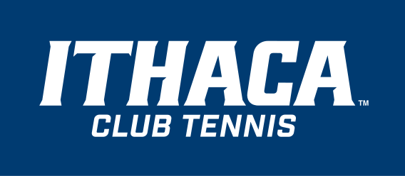 Ithaca Club Tennis, white on navy variant, cell 441