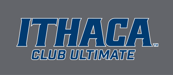 Ithaca Club Ultimate, blue with white outline on grey variant, cell 447