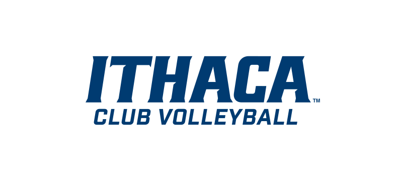 Ithaca Club Volleyball, blue with white outline variant, cell 450
