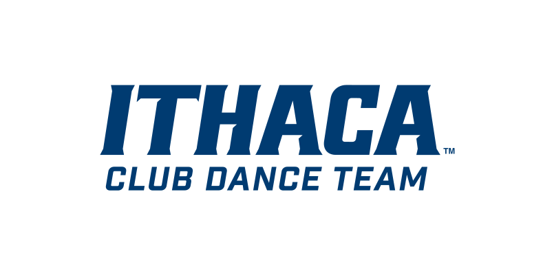 Ithaca Club Dance Team, blue with white outline variant, cell 460